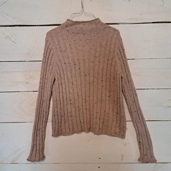 Madewell Pink Wool Blend Long Sleeve Sweater Size Large Womens - Picture 1 of 6